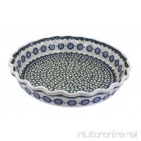 Blue Rose Polish Pottery Maia Pie Plate - B00GXG4A4M